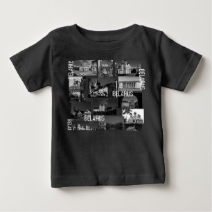 Camiseta De Bebé Bielorrusia Б е л а у с~~~ Minsk Grodno Brest T-Sh