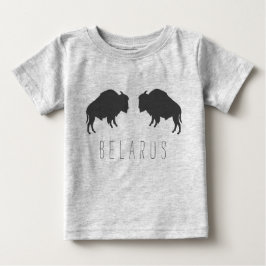 Camiseta De Bebé Bielorrusia Bison З у б р Б е а л    ^ 
