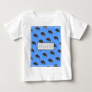 Camiseta De Bebé Bielorrusia Bison З у б р Б е а de la л de la sent