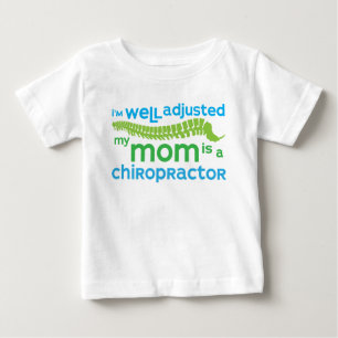 Camiseta De Bebé Bien Ajustado - Mi Mamá Es Un Quiropráctico