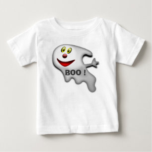 CAMISETA DE BEBÉ ¡BIEN! HAPPY HALLOWEEN GHOST