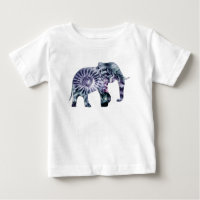 Bienestar Animal - Fractal de Silueta de Elefante 