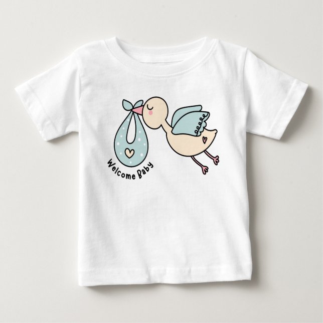 Camiseta De Bebé Bienvenida (Anverso)