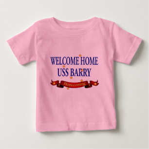 Camiseta De Bebé Bienvenida Hogar USS Barry