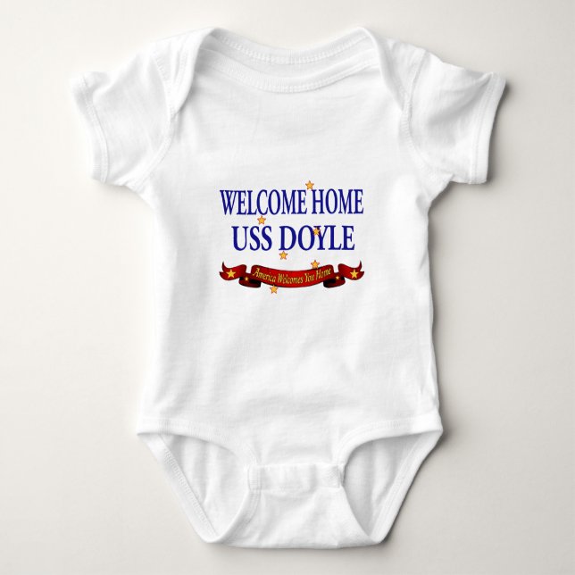 Camiseta De Bebé Bienvenido a casa USS Doyle (Anverso)