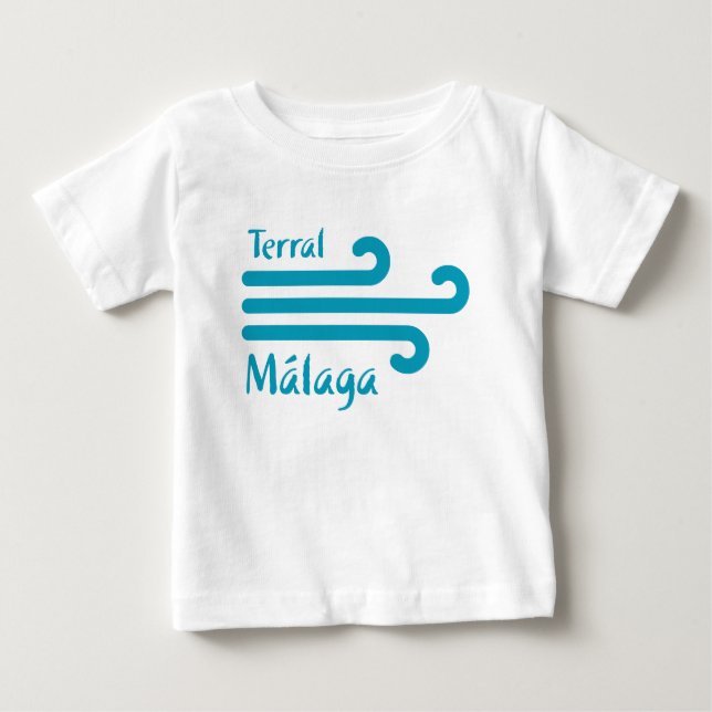 Camiseta De Bebé Bienvenido a Málaga 4: Terral (Anverso)
