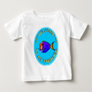 CAMISETA DE BEBÉ BIENVENIDO A MI PARAÍSO