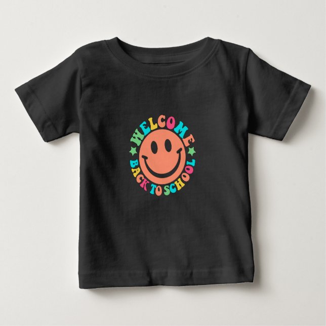 Camiseta De Bebé Bienvenido de vuelta a la escuela (Anverso)