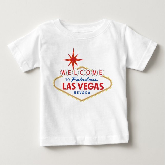 Camiseta De Bebé Bienvenidos a Fabulous Las Vegas, Nevada (Anverso)