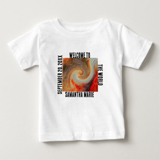 Camiseta De Bebé Bienvenidos A La Neutralidad De Género Esprial Mun (Anverso)