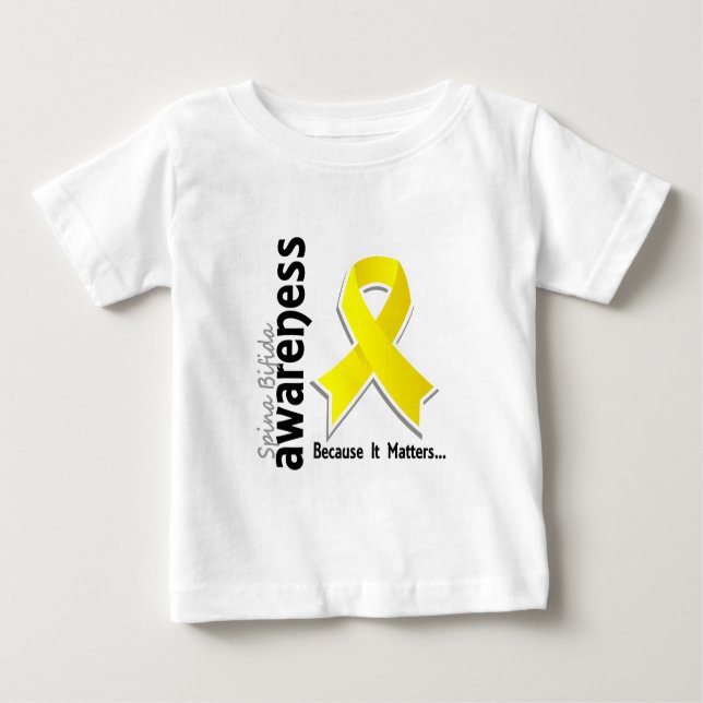 Camiseta De Bebé Bífido espinal de la conciencia 5 (Anverso)