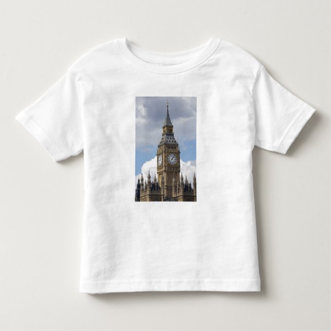 Camiseta De Bebé Big Ben y Cámara del Parlamento, Londres, (Anverso)