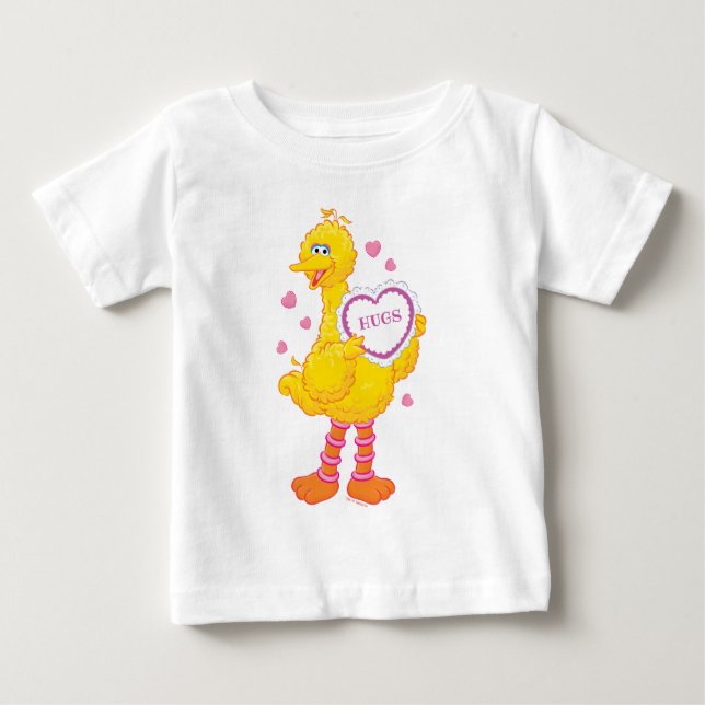 Camiseta De Bebé Big Bird Valentine (Anverso)