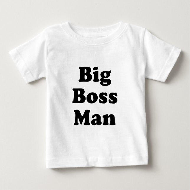 Camiseta De Bebé Big Boss Man (Anverso)