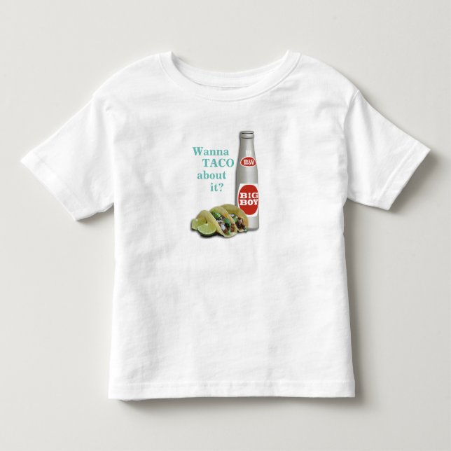 Camiseta De Bebé Big Boy Tacos Tee (Anverso)