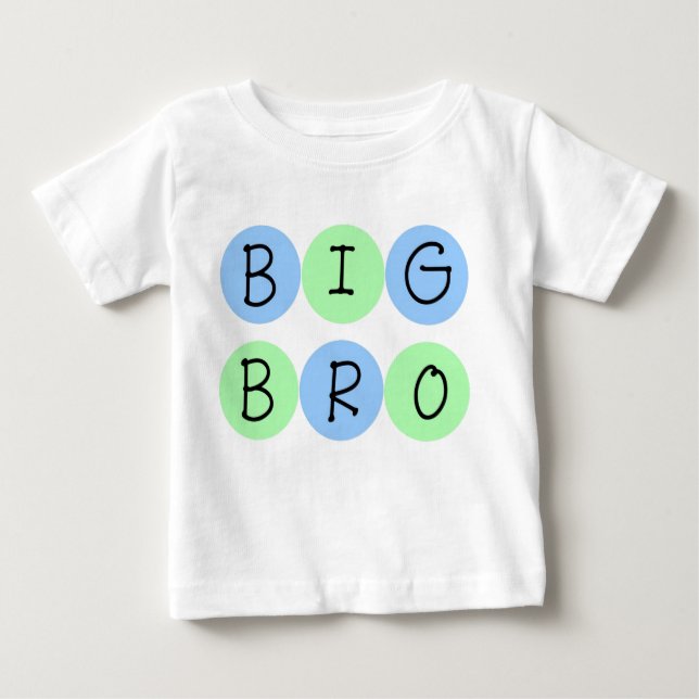 CAMISETA DE BEBÉ BIG BRO (Anverso)
