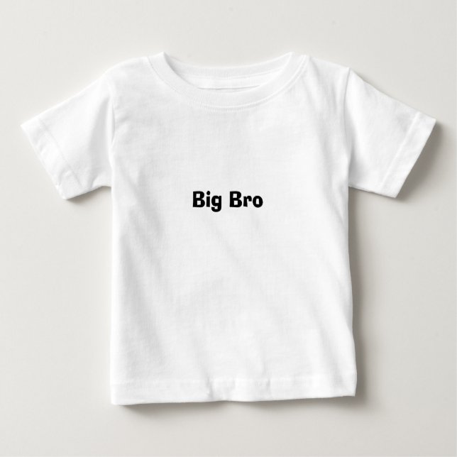 Camiseta De Bebé Big Bro (Anverso)