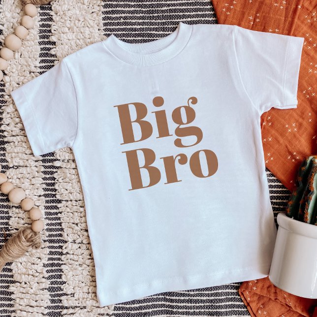 Camiseta De Bebé Big Bro | Familia de hermanos hermanos que compite (Subido por el creador)