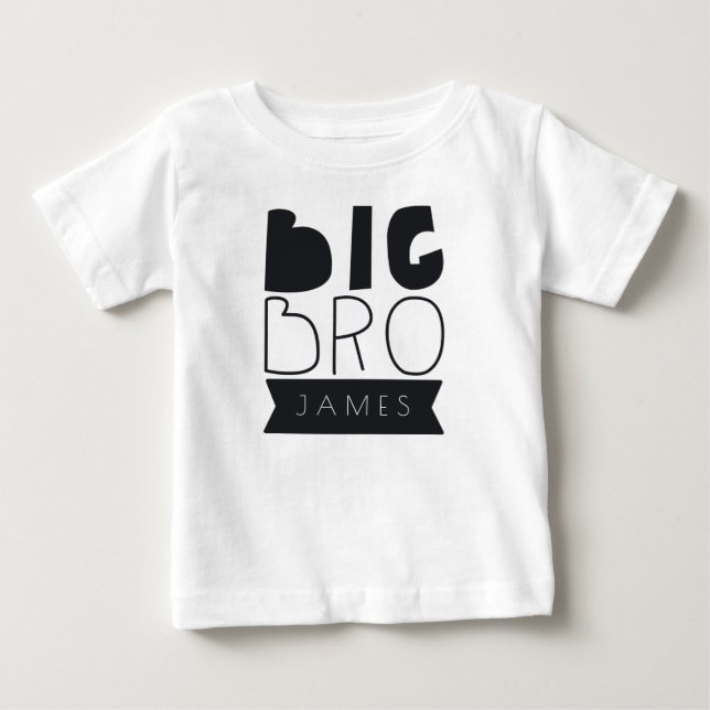 Camiseta De Bebé Big Bro & Lil Bro set (Anverso)