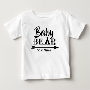 Camiseta De Bebé Big Brother Arrow Bear Personalizado