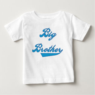 Camiseta De Bebé Big Brother Blue Text