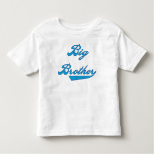 Camiseta De Bebé Big Brother Blue Text