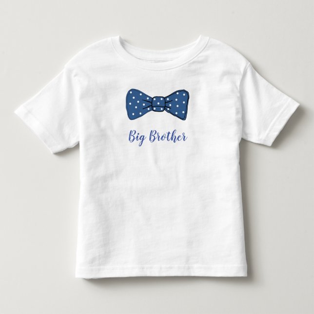 Camiseta De Bebé Big Brother Bow Tie (Anverso)