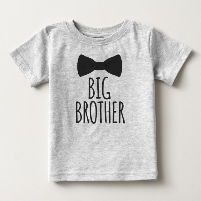 Camiseta De Bebé Big Brother Bowtie (Anverso)