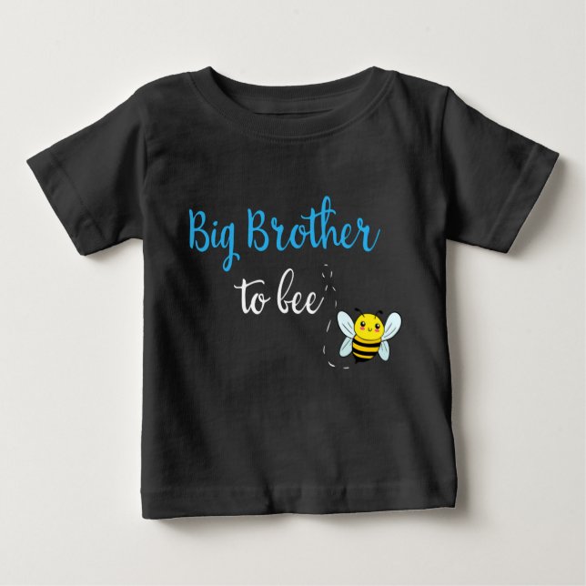 Camiseta De Bebé Big brother to bee (Anverso)