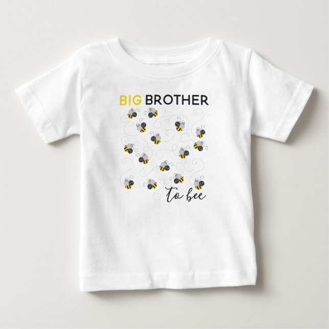 Camiseta De Bebé Big Brother to Bee (Anverso)