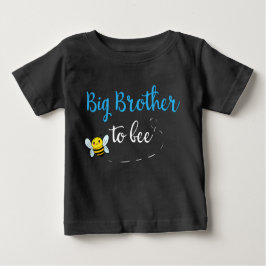 Camiseta De Bebé Big brother to bee