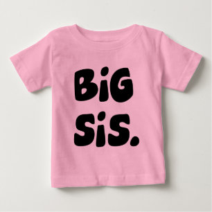 Camiseta De Bebé Big Sis