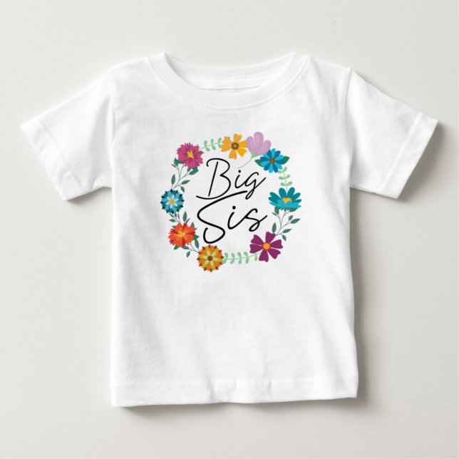 CAMISETA DE BEBÉ BIG SIS (Anverso)