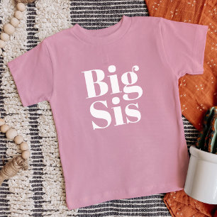 Camiseta De Bebé Big Sis   Familia de hermanos coincidentes