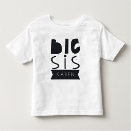 Camiseta De Bebé Big Sis & Lil Sis set