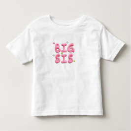 Camiseta De Bebé Big Sis T-Shirt | Cute Big Sister Announcement 