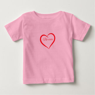 Camiseta De Bebé "Big Sister – Cute & Confident Design"