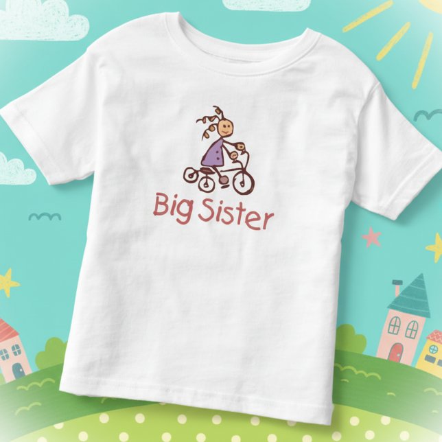 Camiseta De Bebé Big Sister Gift Idea: Toddler T-shirt (Big sister toddler t-shirt! Nice gift idea for a new big sister.)