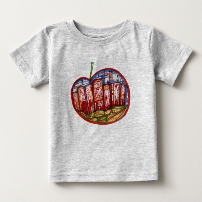 CAMISETA DE BEBÉ BIGAPPLE (Anverso)