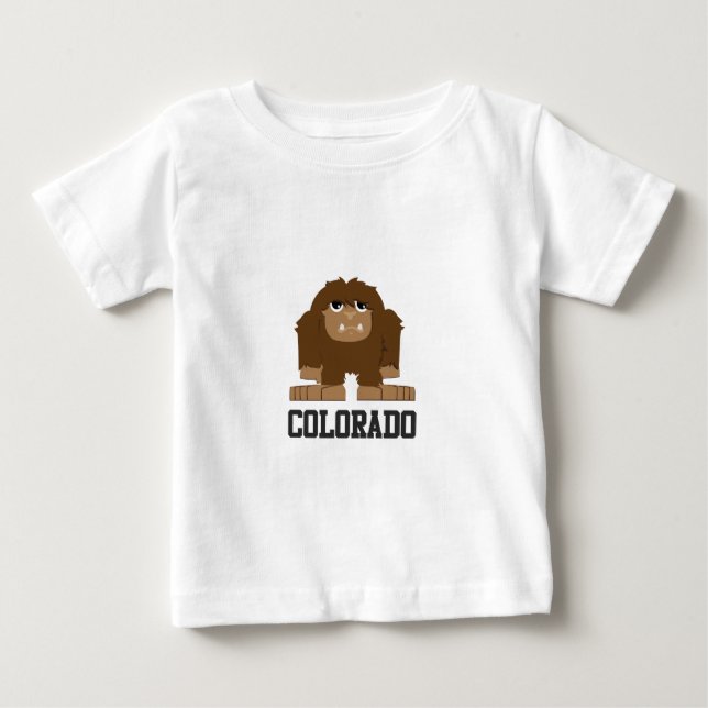Camiseta De Bebé Bigfoot Colorado (Anverso)
