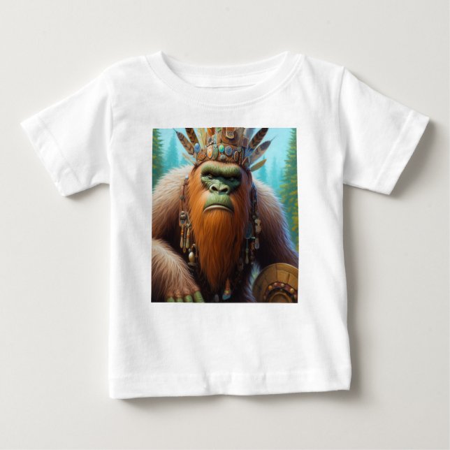 Camiseta De Bebé Bigfoot Eco Warrior (Anverso)