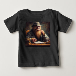 Camiseta De Bebé Bigfoot Sherlock Holmes