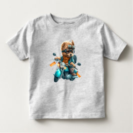 Camiseta De Bebé Biker de perros Guay, lindo conductor de perro de 