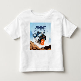 Camiseta De Bebé Biker Kid Dirt Stunt Bike Birday