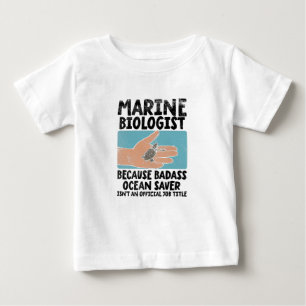 Camiseta De Bebé Biología marina