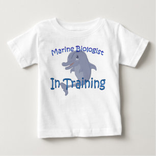Camiseta De Bebé Biólogo marino entrenando camisas para bebés