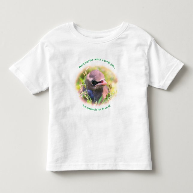 Camiseta De Bebé Bird demasiado graciosa (Anverso)