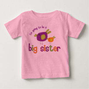 Camiseta De Bebé birdie big hermana back