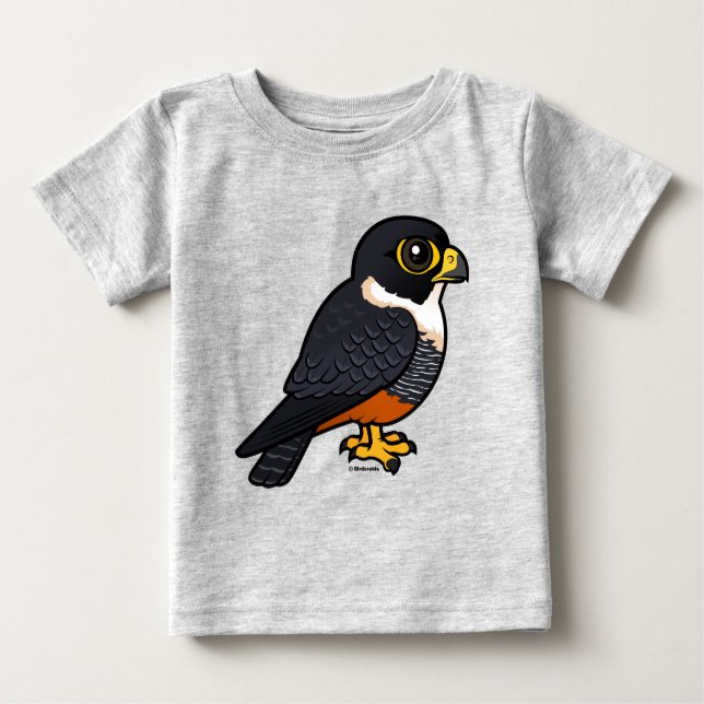 Camiseta De Bebé Birdorable Bat Falcon Cute Personalizado Raptor (Anverso)