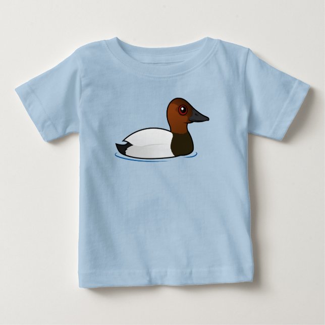 Camiseta De Bebé Birdorable Canvasback (Anverso)